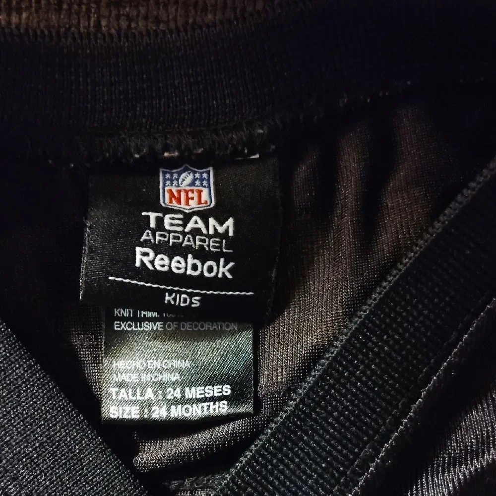 NFL Kids Black and Gold Jersey (106)